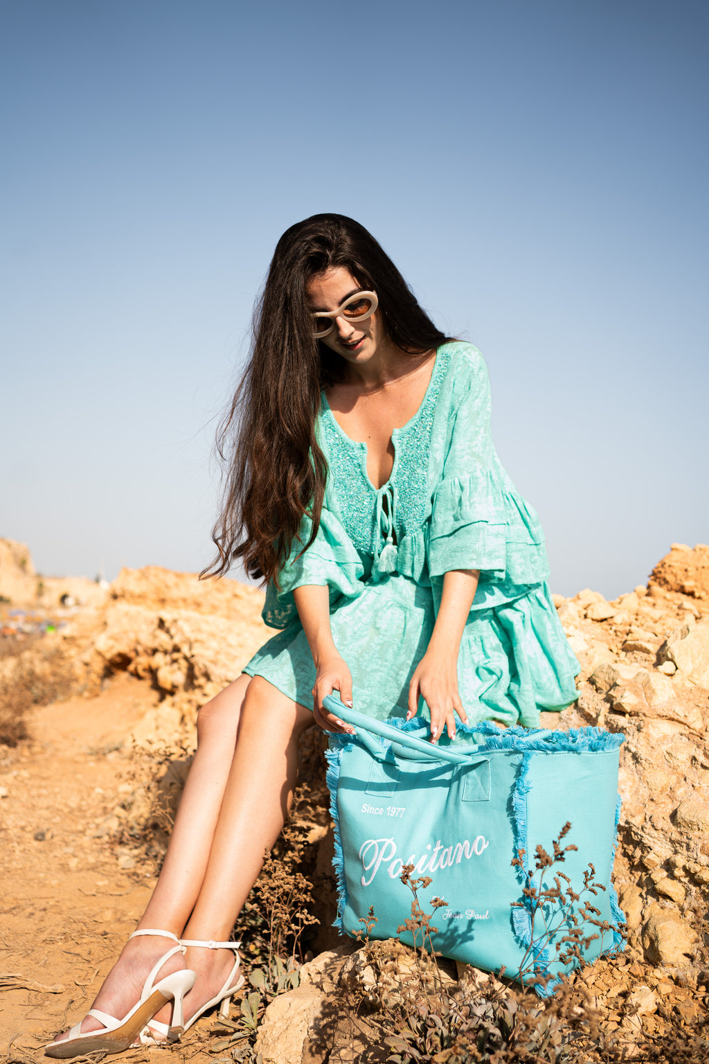 BORSA MARE TURCHESE