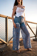 SATIN BODICE WITH LACE
